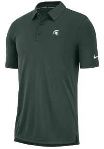 Nike Michigan State Spartans Mens Green Col M NK Polo Short Sleeve Polo