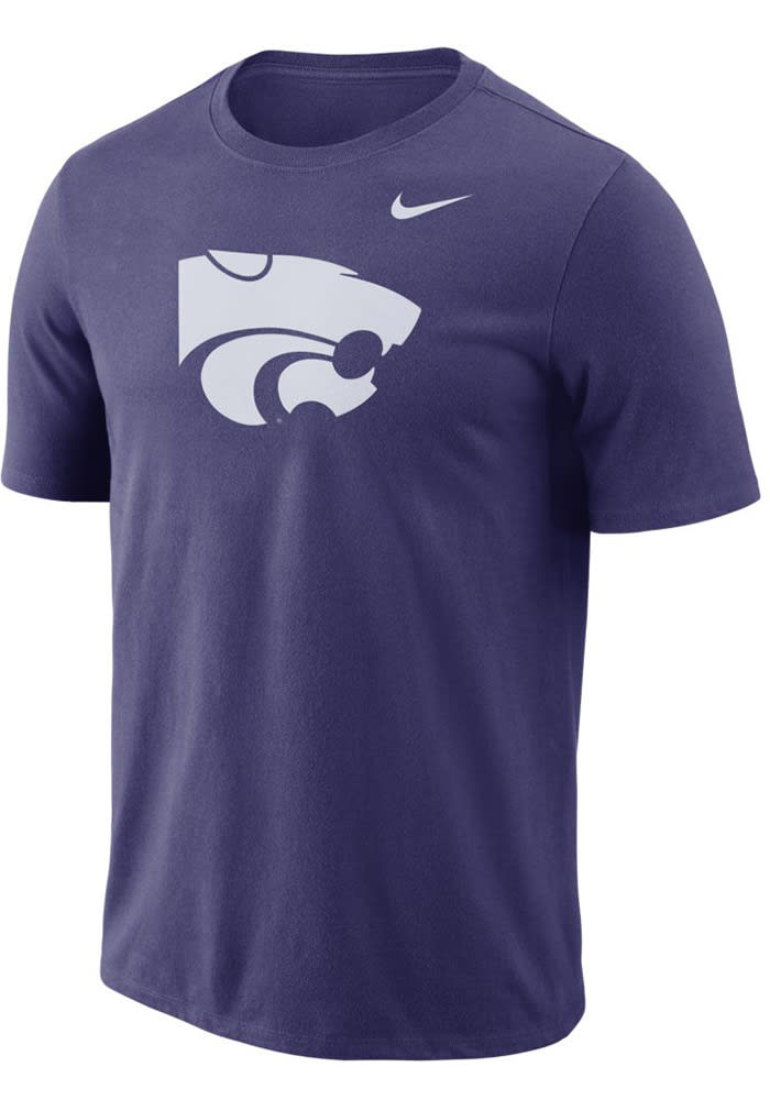 K-State Wildcats Purple Logo Short Sleeve T Shirt