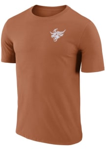 Nike Texas Longhorns Burnt Orange Crew Stadium Short Sleeve T Shirt