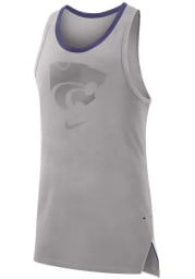 Nike K-State Wildcats Mens Grey Tank Short Sleeve Tank Top