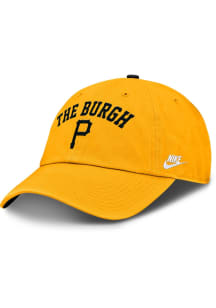 Nike Pittsburgh Pirates Retro Club Unstructured Adjustable Hat - Yellow