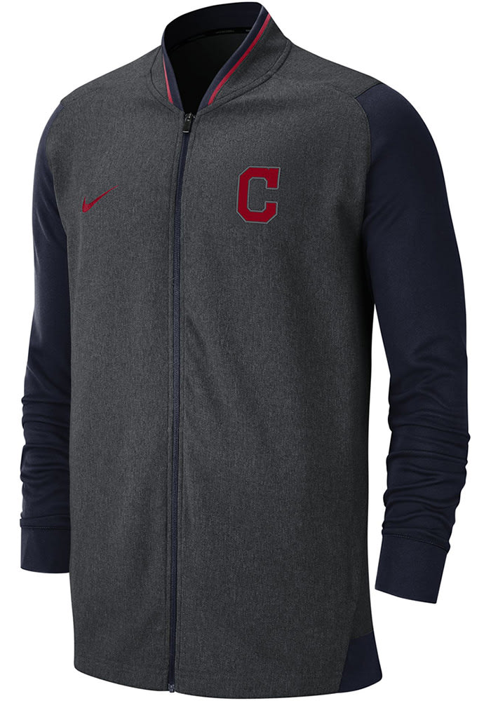 Nike Cleveland Indians Mens Navy Blue GM Dry Track Jacket