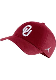Nike Oklahoma Sooners Jordan H86 Logo Adjustable Hat - Crimson