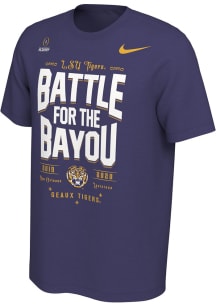 Nike LSU Tigers Purple 2019 College Football Playoff Bound Short Sleeve T Shirt