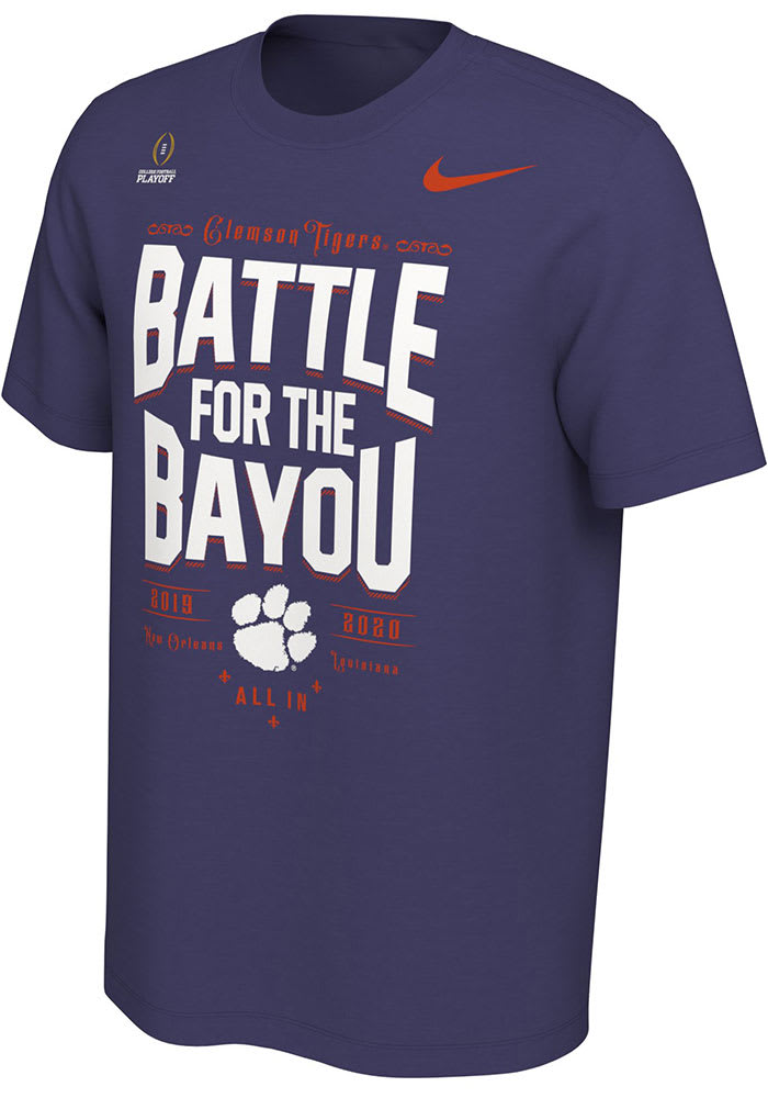 Nike Clemson Tigers Purple 2019 College Football Playoff Bound Short Sleeve T Shirt