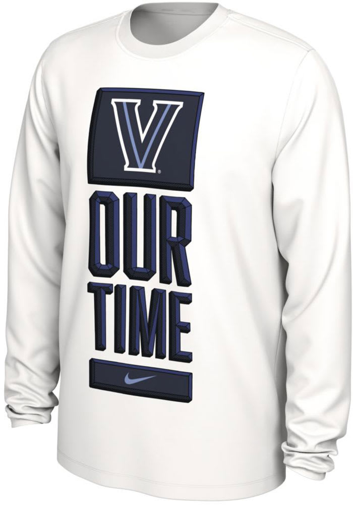 Nike Villanova Wildcats White Bench Legend Long Sleeve T-Shirt