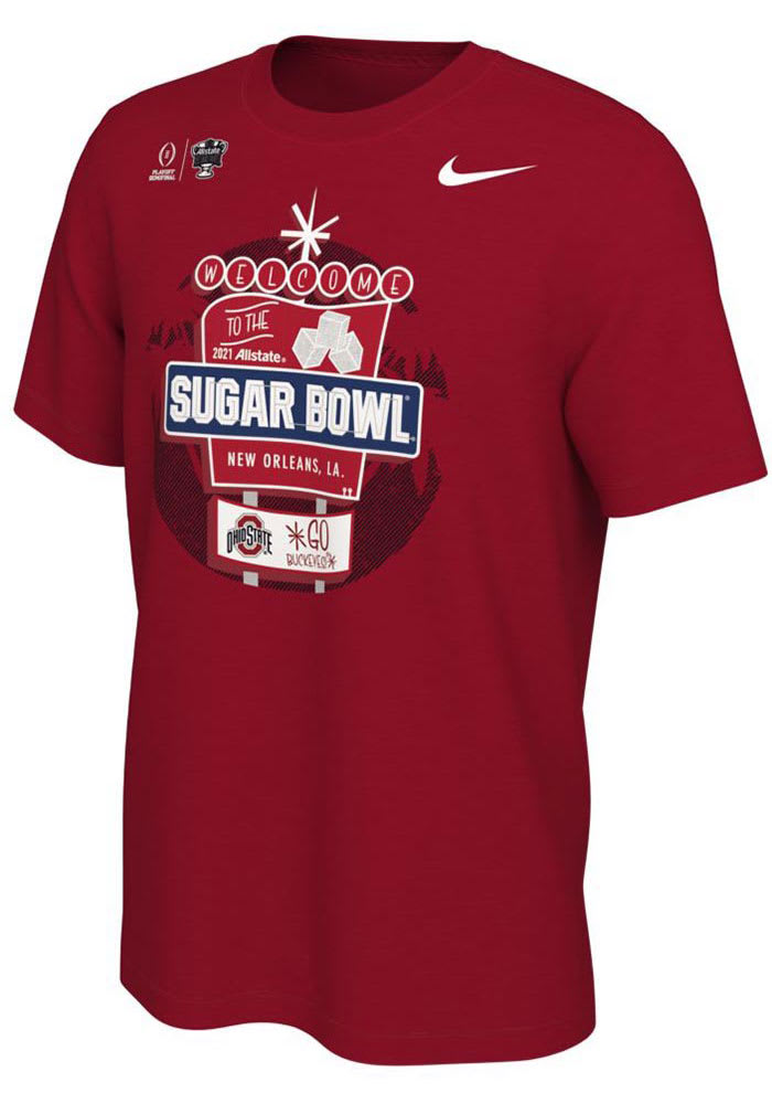 Buckeyes Ohio State Sugar Bowl 2021 Shirts Nike Red Ohio State