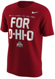 Nike Ohio State Buckeyes Red Student Short Sleeve T Shirt