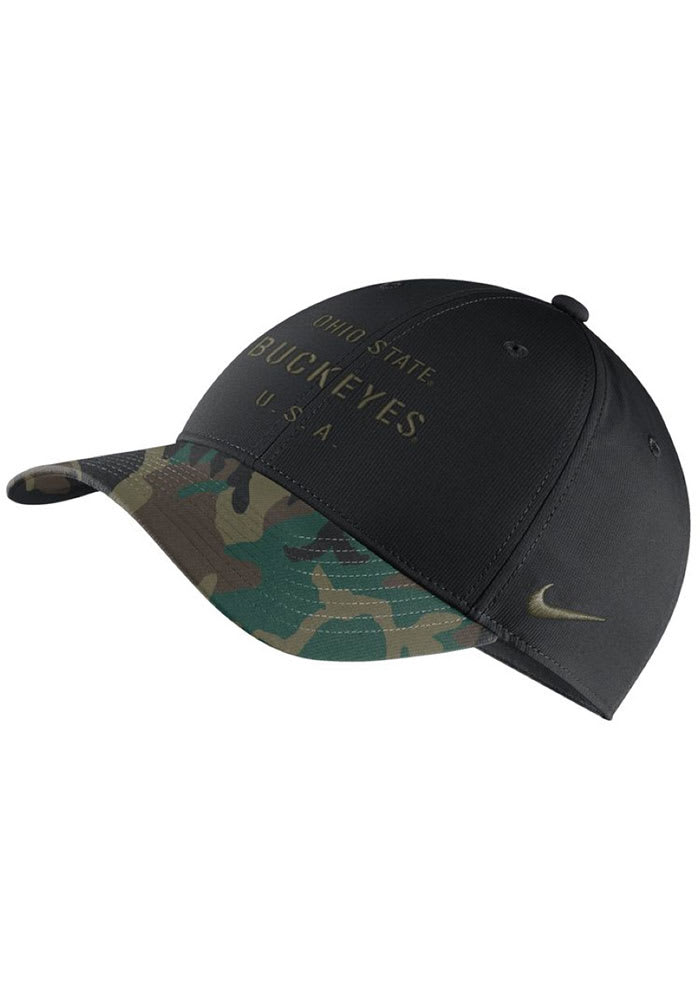 Nike Ohio State Buckeyes Military L91 Adjustable Hat - Green