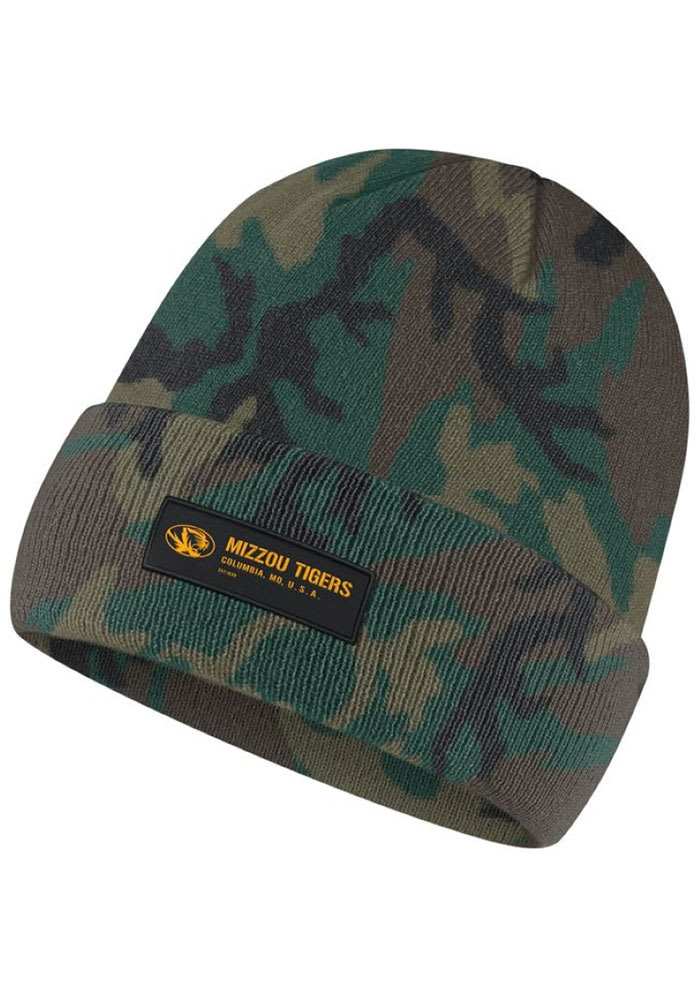 Nike Missouri Tigers Green Military Cuff Mens Knit Hat