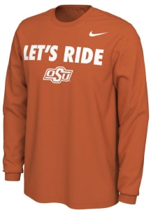 Nike Oklahoma State Cowboys Orange Mantra Long Sleeve T Shirt