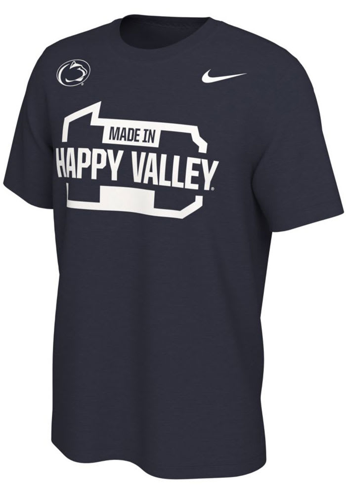 Nike Penn State Nittany Lions Navy Blue Mantra Short Sleeve T Shirt