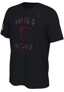 Nike Iowa State Cyclones Black Camo Veterans Day Short Sleeve T Shirt