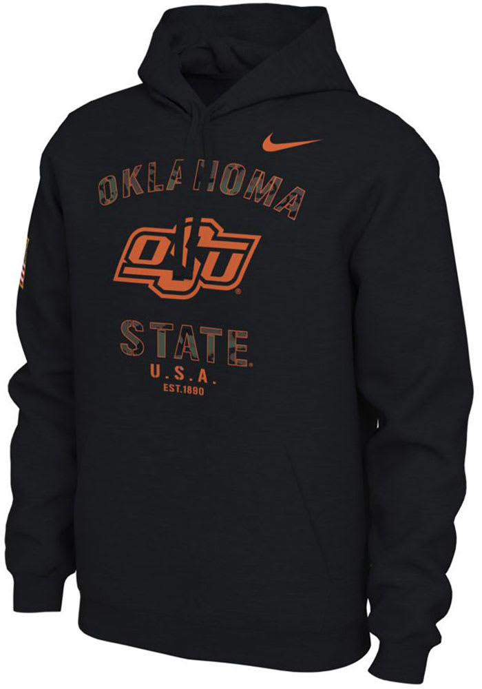 Nike Men's White, Black Oklahoma State Cowboys Pinstripe Replica