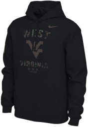 Nike West Virginia Mountaineers Mens Black Camo Veterans Day Long Sleeve Hoodie