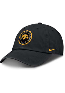 Nike Black Iowa Hawkeyes Prep Club Unstructured Adjustable Hat