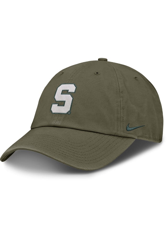 Nike GREEN Michigan State Spartans 2024 Club Military