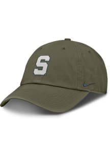 Nike Green Michigan State Spartans 2024 Club Military Unstructured Adjustable Hat