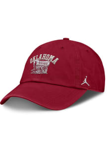 Nike Oklahoma Sooners Primetime Club Unstructured Adjustable Hat - Cardinal