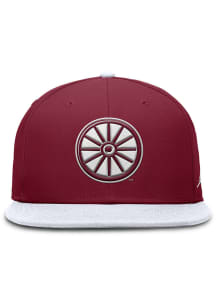 Nike Oklahoma Sooners Mens Cardinal 2T Flat Brim Fitted Hat