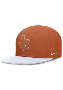 Nike Texas Longhorns Mens Burnt Orange 2T Flat Brim Fitted Hat
