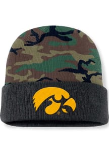 Iowa Hawkeyes Nike 2024 Terra Military Cuff Mens Knit Hat - Green