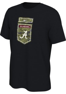 Nike Alabama Crimson Tide Black Veterans Day Short Sleeve T Shirt