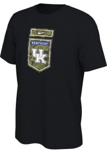 Nike Kentucky Wildcats Black Veterans Day Short Sleeve T Shirt