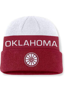 Nike Oklahoma Sooners Cardinal Terra Primetime Cuff Mens Knit Hat