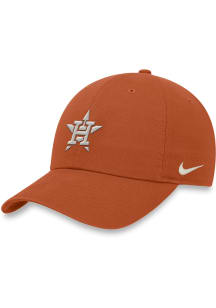 Nike Houston Astros Club Unstructured Adjustable Hat - Orange