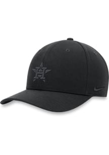 Nike Houston Astros Rise Structured Trucker Adjustable Hat - Black