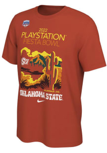 Nike Oklahoma State Cowboys Orange 2021 Fiesta Bowl Bound Short Sleeve T Shirt