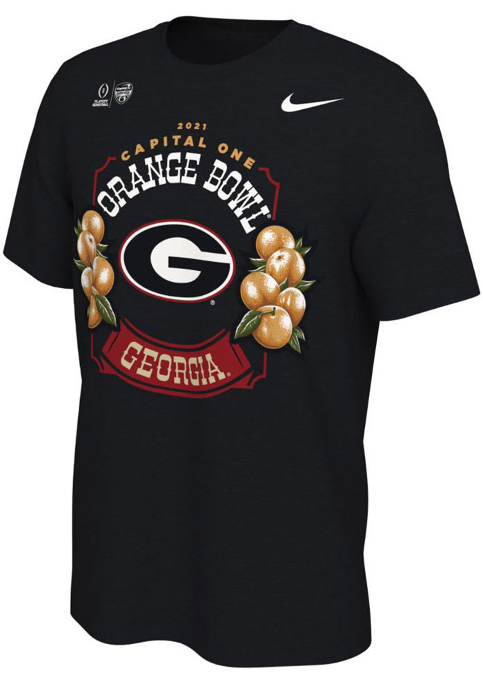 Nike Georgia Bulldogs Black 2021 College Football Playoff Bound Long Sleeve T Shirt
