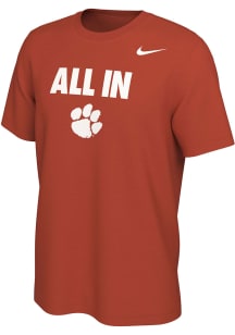 Nike Clemson Tigers Orange Mantra Short Sleeve T Shirt
