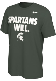 Nike Michigan State Spartans Green Mantra Short Sleeve T Shirt