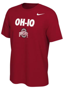 Ohio State Buckeyes Red Nike Mantra Short Sleeve T Shirt