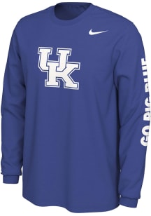 Nike Kentucky Wildcats Blue Mantra Long Sleeve T Shirt