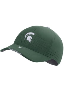 Nike Michigan State Spartans Mens Green 2022 Sideline Swoosh Flex Hat