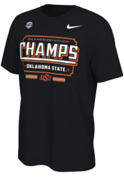 Nike Oklahoma State Cowboys Black 2021 Fiesta Bowl Champions Short Sleeve T Shirt