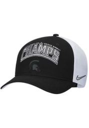 Nike Michigan State Spartans 2021 Peach Bowl Champions Adjustable Hat - Black
