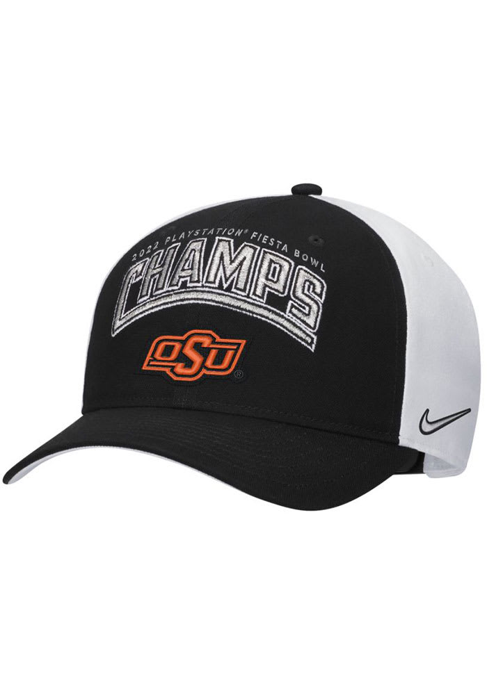 Nike Oklahoma State Cowboys 2021 Fiesta Bowl Champions Adjustable Hat - Black
