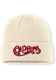 Nike Oklahoma Sooners White NIKE UTILITY SB CUFFED BEANIE CAP Mens Knit Hat