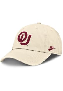 Nike Oklahoma Sooners NIKE CLUB UNSTRUCTURED ADJUSTABLE CAP Adjustable Hat - White