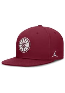 Nike Oklahoma Sooners Mens Crimson JORDAN BRAND TRUE PRIMETIME FITTED CAP Fitted Hat