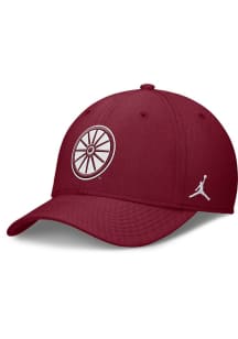 Nike Oklahoma Sooners Mens Crimson JORDAN BRAND RISE PRIMETIME STRUCTURED SWOOSHFLEX CAP Flex Hat