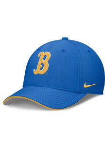 UCLA Bruins Nike Coaches Structured Rise Swooshflex Flex Hat - Blue