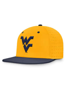 Nike West Virginia Mountaineers Mens Gold Dugout True Aero Bill Fitted Hat