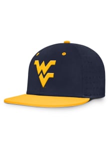 Nike West Virginia Mountaineers Mens Navy Blue Dugout True Aero Bill Fitted Hat