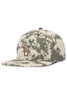 Nike LSU Tigers Mens Green Dugout True Cameo Aero Bill Fitted Hat