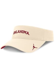 Nike Oklahoma Sooners Mens White Primetime Ace Visor Adjustable Visor